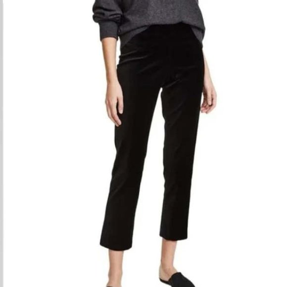 Vince Pants - Vince Velvet High Rise Cropped Pull On Pant - Sz M